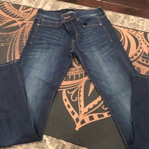 Express barely boot jeans worn once